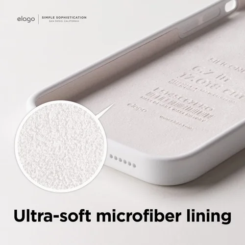 Miniatura 7 de elago Funda compatible con iPhone 14 Pro Max, de silicona líquida, funda protectora de cuerpo completo, a prueba de golpes, funda delgada