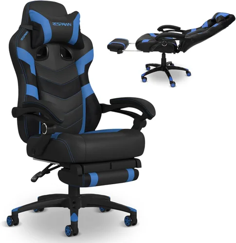 Miniatura 16 de RESPAWN 110 Pro Silla Ergonómica para Juegos con Reposapiés para Adultos - Cómoda Silla Reclinable de Oficina para Juegos con Soporte Lumbar