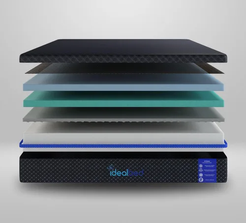 Miniatura 4 de iDealBed G4 Nova Colchón de espuma viscoelástica de lujo + sistema de sueño ajustable personalizado 3i, comodidad, refrigeración y soporte