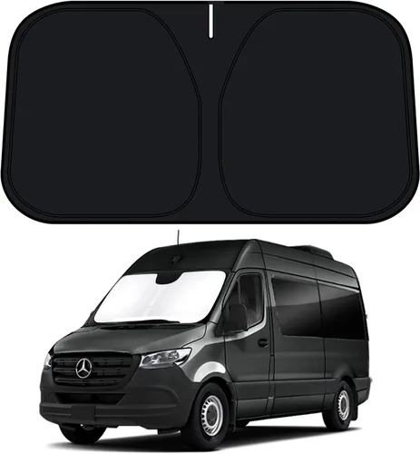 Miniatura 38 de D-Lumina Parasol para parabrisas Dodge RAM 1500 2019-2024 2025, parasol para ventana delantera, protector de visera para RAM 1500 CrewCab, camioneta