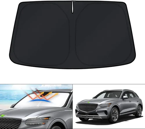 Miniatura 132 de KUST - Parasol plegable para parabrisas para Ford Ranger, accesorios 2019-2025 2026, parasol personalizado para ventana, protector solar plegable