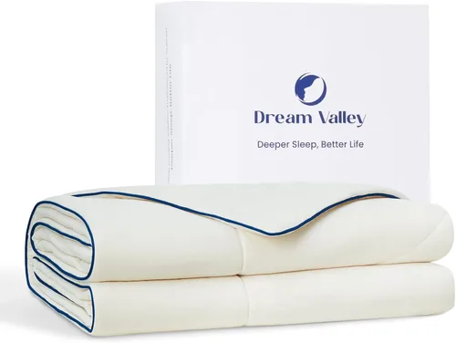 Miniatura 15 de Dream Valley® Outlast® Deepsleep Edredón Refrescante, Tamaño Throw, Manta Refrescante con Tecnología Espacial Grado NASA para Personas que Duermen