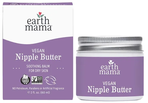 Miniatura 10 de Earth Mama Crema vegana para pezones Crema de lactancia materna sin crueldad para madres lactantes Sin lanolina 2 onzas