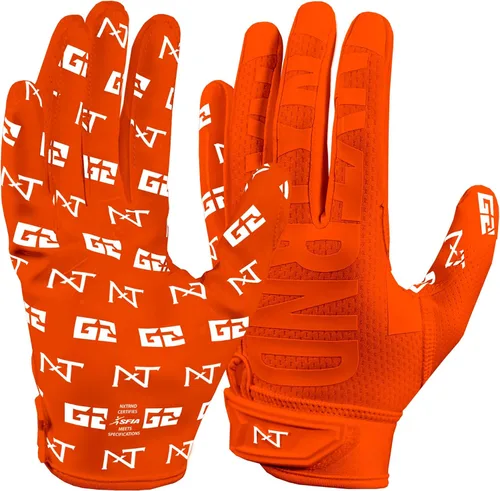 Miniatura 20 de Guantes de fútbol americano Nxtrnd G2 Pro para hombre, guantes ultra adherentes Elite para receptor
