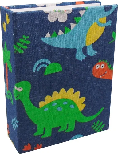Miniatura 10 de Álbum de fotos pequeño para niños, 100 bolsillos 4x6, álbum de fotos de bebé para estantería, libro de fotos con cubierta de lino para insertar