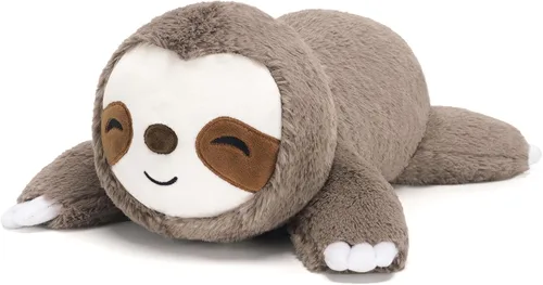 Miniatura 16 de SQEQE - Peluche con peso de dinosaurio, peluche afelpado para aliviar el estrés, suave juguete de almohada de T-Rex para niños y adultos, regalos