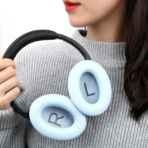 Miniatura 15 de Almohadillas para los oídos para Bose QuietComfort 45 QC45 QC35 ii QC35, cojines de cuero de piel de cordero para auriculares profesionales, QC45