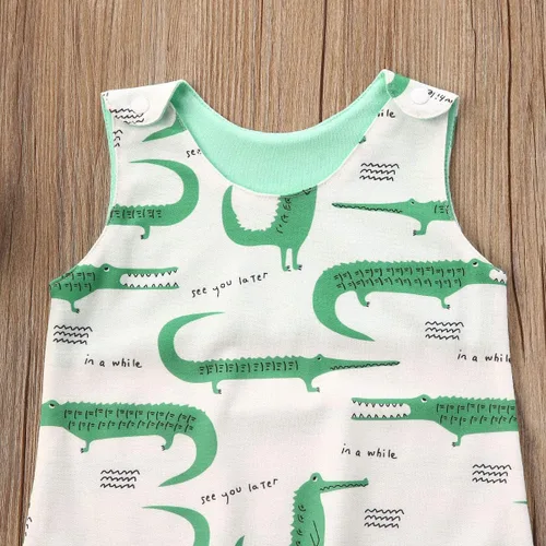 Miniatura 2 de Mono sin mangas para niños pequeños con diseño floral para 0-24mos