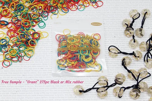 Miniatura 4 de KOKO - Priemum - 20 ligas elásticas para el pelo de burbujas de 0.709 in. Accesorios elásticos coloridos para bebés, niños, niñas, mujeres de todas