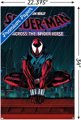 Miniatura 3 de Trends International Marvel Spider-Man: Across The Spider-Verse - Póster de pared de una hoja de Ben Reilly, 34 pulgadas de largo x 22.4 W, versión