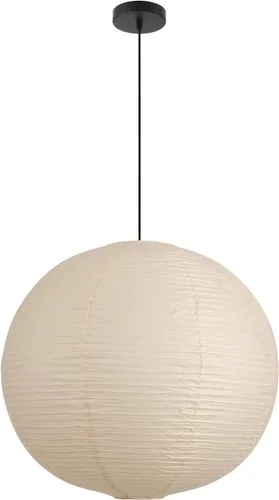 Miniatura 14 de Kit de luz colgante de papel de arroz grande, luces de linterna de papel de globo blanco de 20 pulgadas, base E26, lámpara de linterna colgante