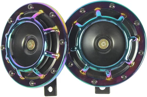 Eletric - Kit de bocina de coche de 12 V 135 db, súper ruidoso, tono alto y bajo, kit de bocina gemela de metal con soporte para autos, camiones,