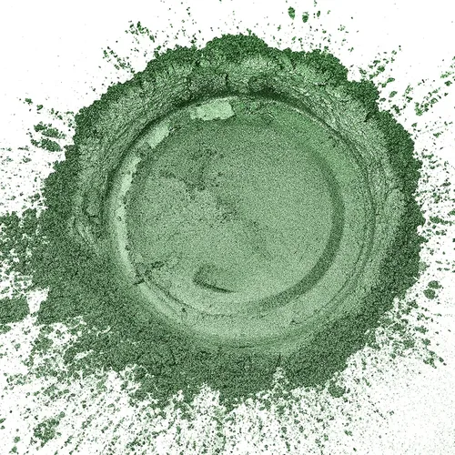 Miniatura 2 de NTWJNJY Polvo de Mica Verde Oscuro, Polvo de Mica Natural con Destello para Resina Epóxica/Velas/Jabón/Brillo de Labios/Slime/Arena Movediza/Bombas