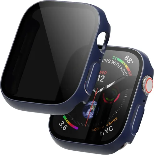 Miniatura 15 de Paquete de 2 fundas con protector de pantalla de privacidad para Apple Watch SE 3 (2025) / SE2 / SE/Series 6/5/4 de 1.575 pulgadas, funda protectora