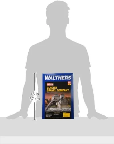Miniatura 2 de Walthers Cornerstone Serie Kit Escala HO Grava Glaciar