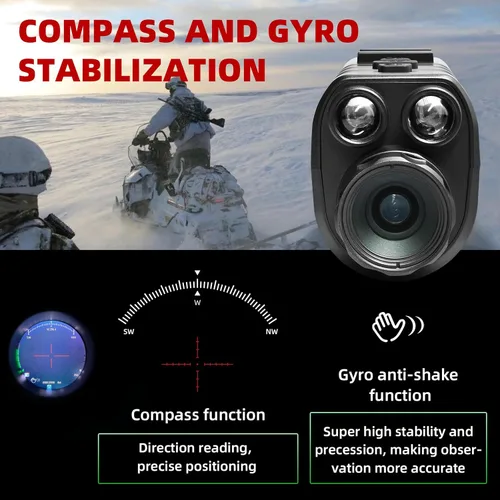 Miniatura 3 de BINOCK NVG40 Pro WiFi - Gafas de visión nocturna para adultos, montaje en casco, OLED, pantalla circular grande, visión nocturna, monocular, doble