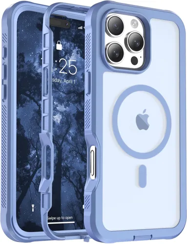 Miniatura 121 de jaroco - Funda magnética compatible con MagSafe para iPhone 11 de 6.1 pulgadas; protección de grado militar contra caídas, de doble capa