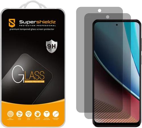 Supershieldz Paquete de 2 protectores de pantalla antiespía diseñados para Motorola Moto G Stylus (2023) [no para el modelo 5G] [No apto para la