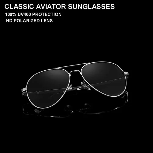 Miniatura 70 de Gleyemor Lentes de sol polarizados estilo aviador para niños y niñas, jóvenes, adolescentes, dos tamaños de 1.969 in y 2.047 in