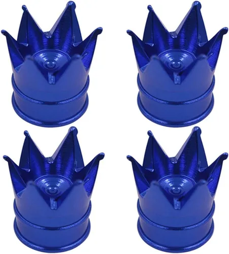 Miniatura 14 de Tapas de Vástago de Válvula de Neumático de Coche 4 PIEZAS Cubiertas Universales de Vástago Juego de Tapas de Válvula de Neumático de Aluminio