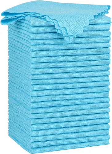 Miniatura 17 de Orighty Paño de limpieza de microfibra a granel, paquete de 50 toallas de tienda, trapos de limpieza reutilizables, toallas de microfibra sin pelusa