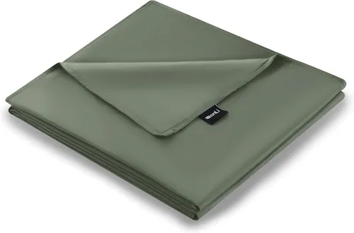 Miniatura 13 de ZonLi Funda de Edredón para Manta con Peso (Gris Leche de Almendra, 48"x72"), Funda de Edredón Suave y Transpirable Tamaño Twin Extraíble Funda
