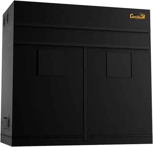 Miniatura 2 de Gorilla Grow Tent Pro 4' x 8' x 6'11" a 7'11" con kit de extensión incluido – Carpa de cultivo interior premium más alta, lona Gorilla más gruesa
