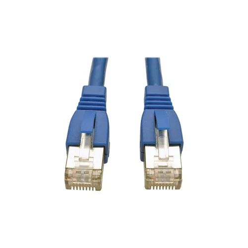 Miniatura 32 de Tripp Lite Cable Ethernet Cat6a 10G, cable de conexión de red STP moldeado sin enganches (RJ45 M/M), negro, 35 pies/34.8 ft, garantía