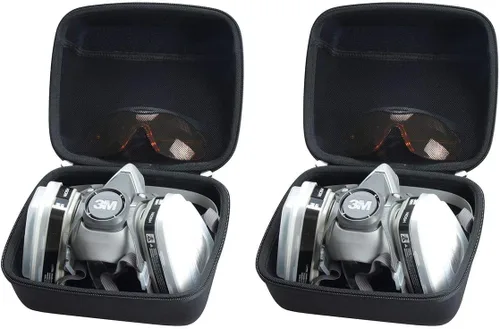 Hermitshell Estuche de viaje para respirador de proyectos de pintura 3M (paquete de 2)