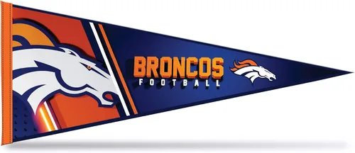 Miniatura 26 de Rico Industries NFL Football Primary 12" x 30" Felt Wall Décor Pennant - Great for Home/Bed Room/Man Cave Décor