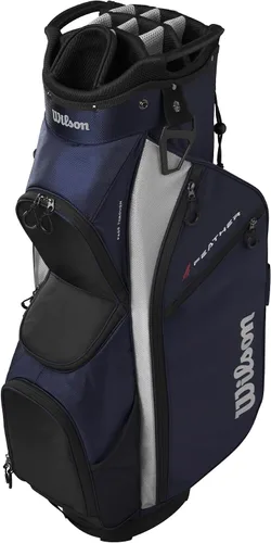 Miniatura 11 de Wilson Bolsa de Carrito de Golf Feather - Negro/Gris/Rojo