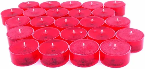 Miniatura 4 de Paquete de 24 velas de té de gel perfumadas a base de aceite mineral perfumado de menta, hasta 8 horas cada una, vertidas a mano por The Gel Candle