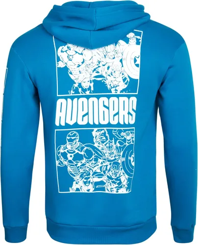 Miniatura 6 de Marvel Sudadera con capucha de vellón Avengers para hombre, Capitán América, Hulk, Iron Man, Spider-Man, Venom