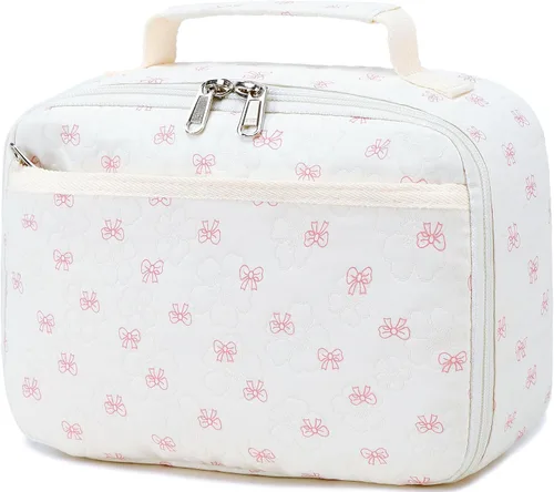 Miniatura 19 de LEDAOU Lonchera para Niños Bolsa de Almuerzo Aislada Niños Niñas Pequeños Lonchera Reutilizable para Escuela Picnic Senderismo Azul