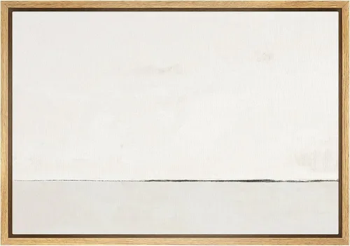 Miniatura 16 de SIGNWIN Lienzo enmarcado para pared, nubes blancas sobre el mar azul marino, pintura al óleo del océano costero, primer plano abstracto, moderno
