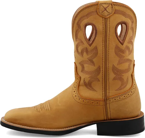 Miniatura 2 de Twisted X Women's 9" Ruff Stock, Wide Square Toe with CellSole