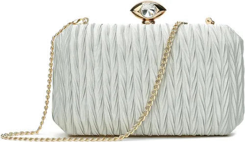 Bolso de noche de satén para mujer, bolso de mano, bolso cruzado para fiesta, baile de graduación, boda
