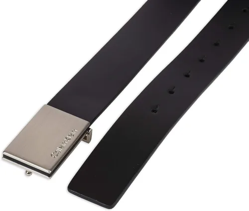 Miniatura 4 de Calvin Klein Cinturón de hebilla con logotipo grabado casual para hombre