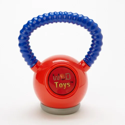 Miniatura 2 de WOD Toys Kettle Kid - Pesa rusa roja, segura y duradera, juguete de levantamiento de pesas para niños, fitness, gimnasio para niños