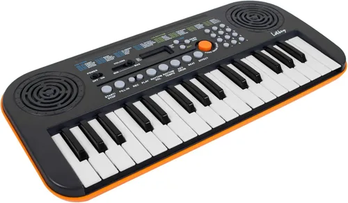 Kmise Mini teclado piano de 32 teclas, pequeño teclado electrónico digital portátil con 30 canciones de demostración, regalo musical para