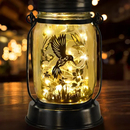 Miniatura 60 de Farol solar de Chihuahua, regalo para mujeres, hombres, mamá, cumpleaños, amantes de perro Chihuahua, luz conmemorativa pérdida de mascotas