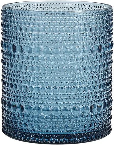 Miniatura 6 de Fortessa Orbetto - Colección de vajilla de plástico para exteriores con reborde, vaso para cóctel de bebidas heladas, 4 unidades, 385 ml, azul