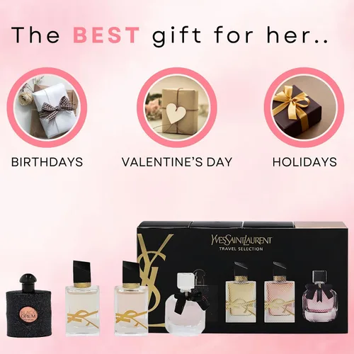 Miniatura 7 de Yves Saint Laurent YSL Perfume para mujer, set de viaje mini de 4 piezas variadas