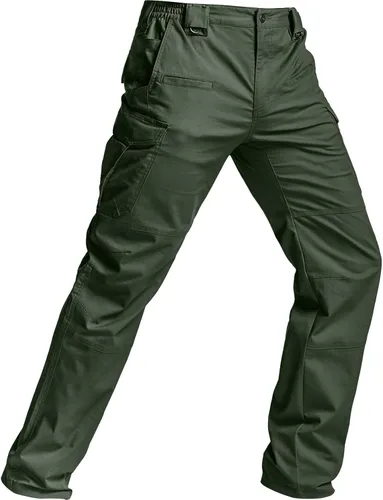 Miniatura 269 de CQR – Pantalones tácticos elásticos tipo cargo para hombre, resistentes al agua, de tela ripstop (antidesgarros), ligeros, ideales para uso diario