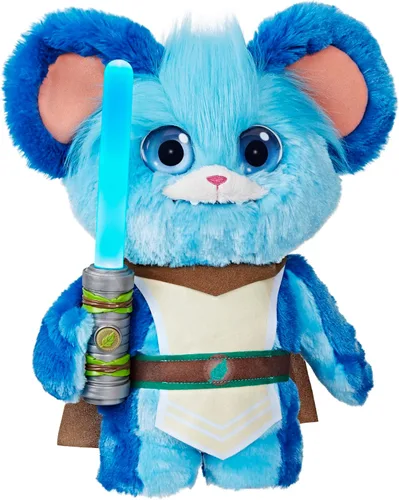 Star Wars: Young Jedi Adventures Jabberin' Jedi Nubs, peluche electrónico, luces y sonidos, juguetes, juguetes preescolares para niños y niñas de 3