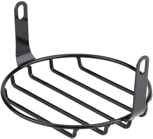 Miniatura 9 de Parrilla para faros delanteros de motocicleta, 65 pulgadas, montaje lateral, cubierta redonda, ajuste directo para Cruiser Chopper Bobber Custom