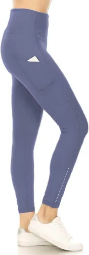 Leggings Depot - Leggings de cintura alta 78. Pantalones de yoga deportivos con bolsillos laterales