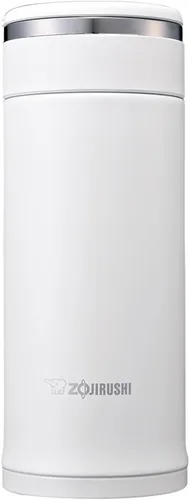 Miniatura 10 de Zojirushi SM-JE36-RC - Botella de agua con tornillo, taza de acero inoxidable, 12.2 onzas líquidas (0.36 L), color rojo transparente
