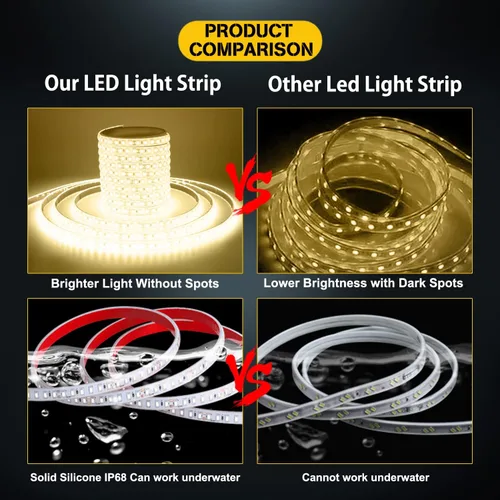 Miniatura 5 de EverBright 5M 5050 300SMD - Tira de luz LED, Blanco Warm