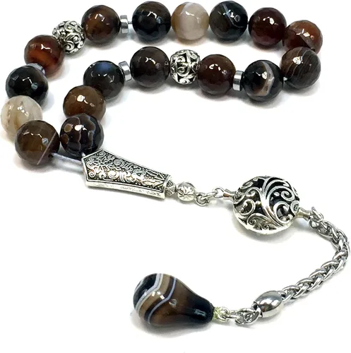 Miniatura 7 de Cuentas de oración grandes relajantes para aliviar el estrés, cuentas de preocupación, EFE Tesbih, Maskot Tesbih, Tasbih, Rosario